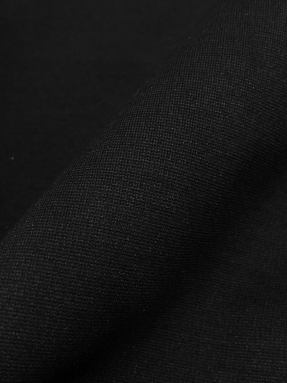 Black Rayon/Nylon/Lycra Ponte Knit 59W