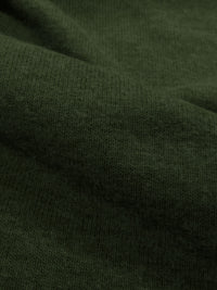 Hunter Green Polyester/Rayon/Lycra Heathered Brushed Sweater Knit - Michael Stars - 55W