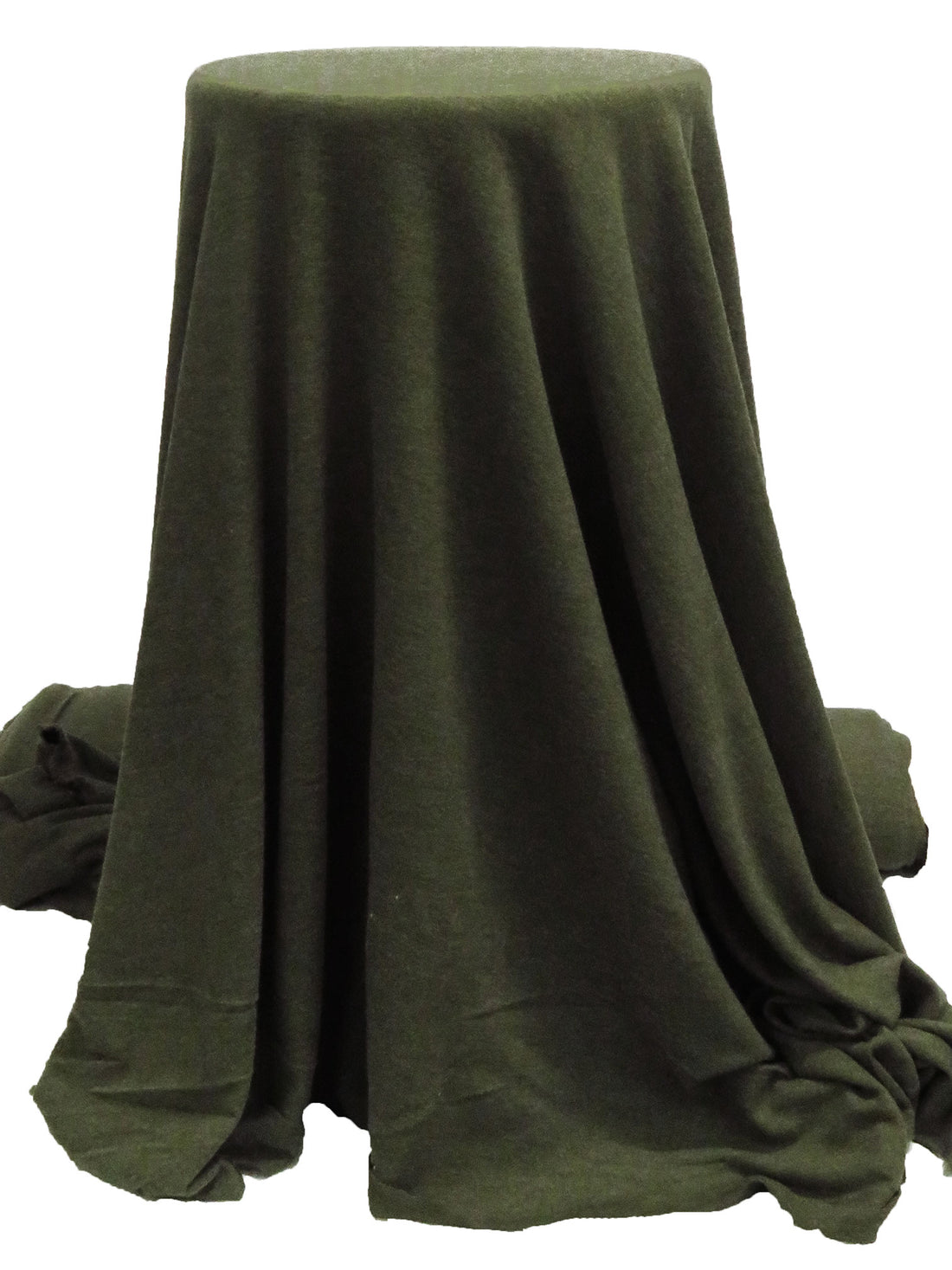 Hunter Green Polyester/Rayon/Lycra Heathered Brushed Sweater Knit - Michael Stars - 55W