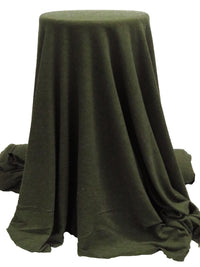 Hunter Green Polyester/Rayon/Lycra Heathered Brushed Sweater Knit - Michael Stars - 55W