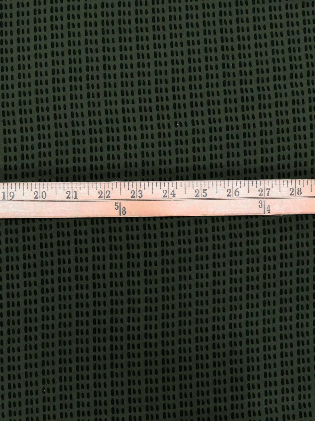 Ripe Olive Green/Black 100% Rayon Abstract Print Challis - Michael Stars - 55W
