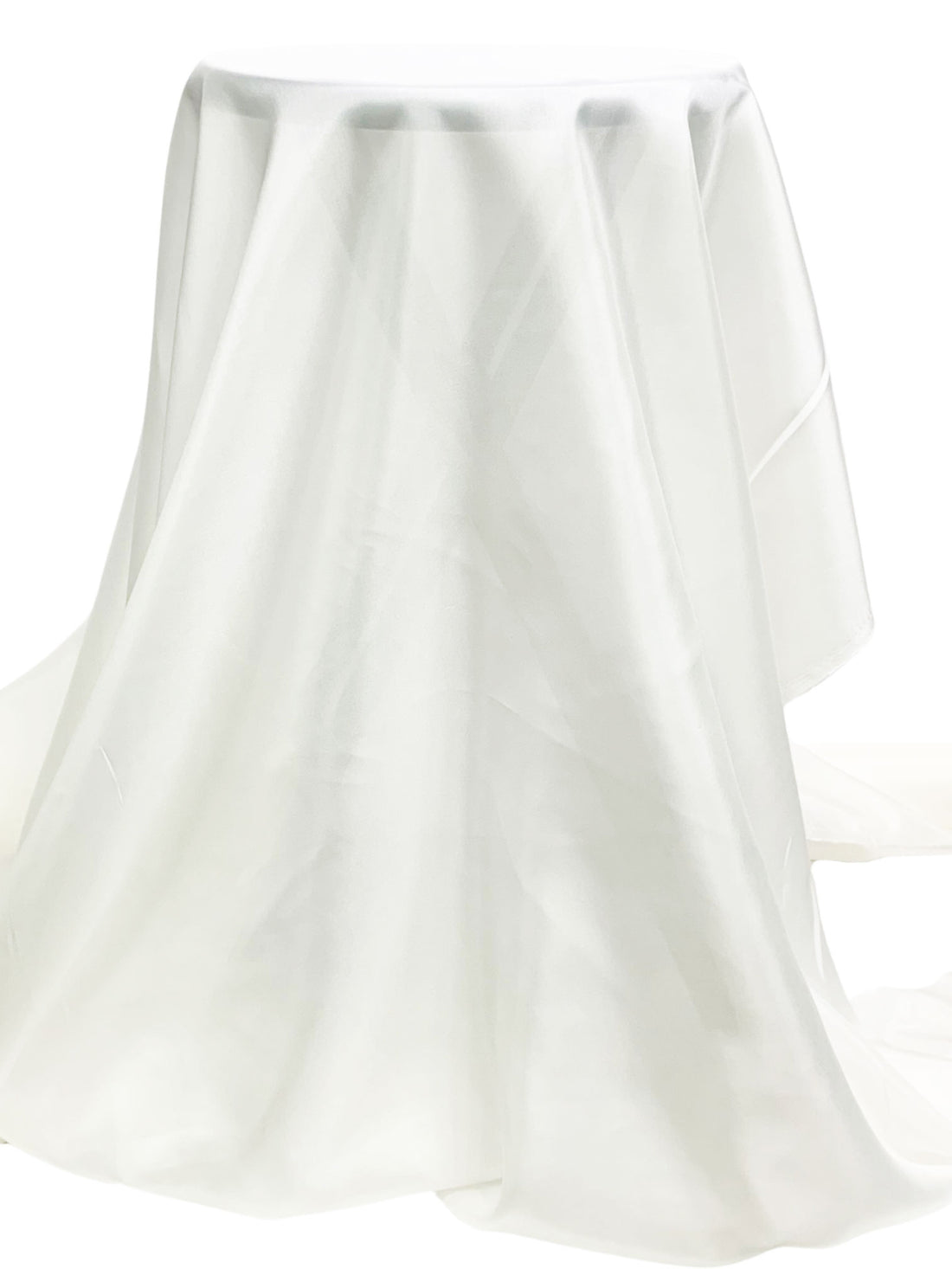 Alabaster 100% Silk Habotai - Black Halo - 43W