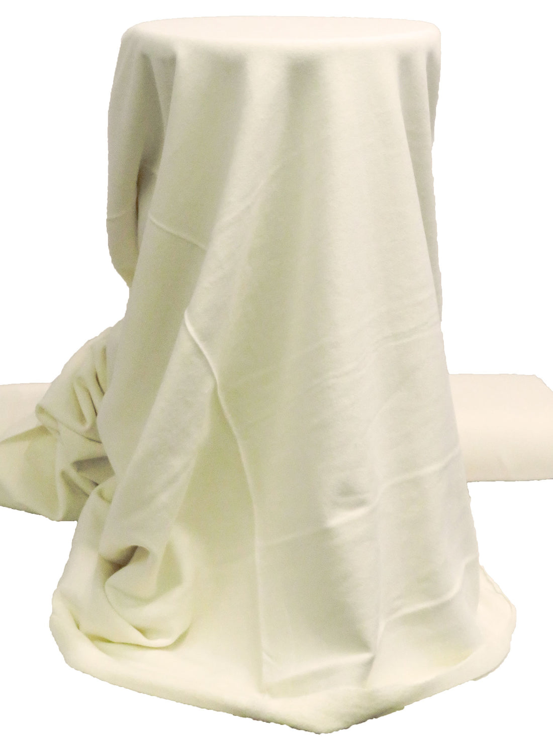 Eggshell White Hemp/Organic Cotton Tubular Sweatshirt Fleece 29W
