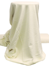 Eggshell White Hemp/Organic Cotton Tubular Sweatshirt Fleece 29W