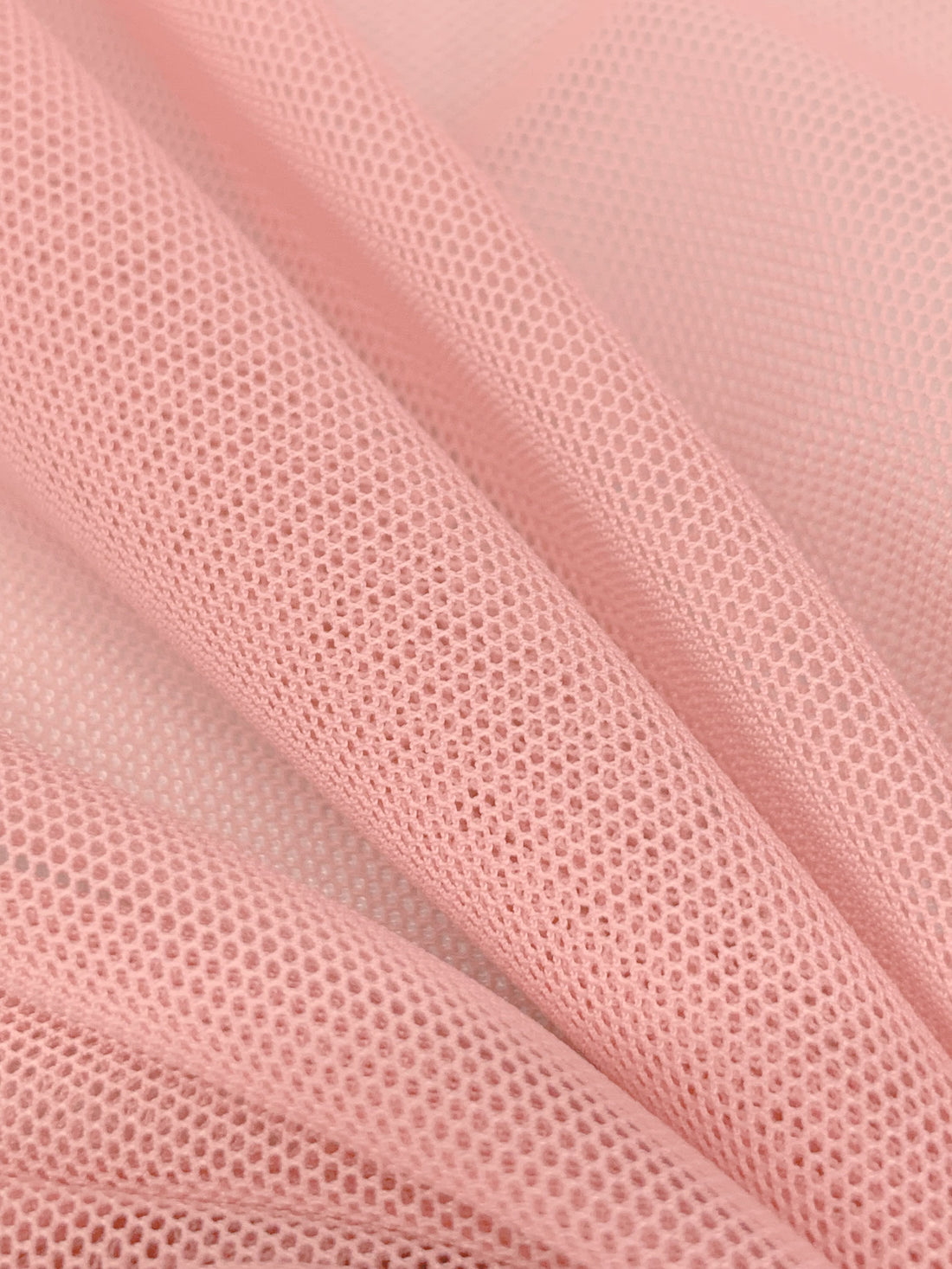 Melon Pink 100% Polyester Mesh Netting - NY Designer - 62W