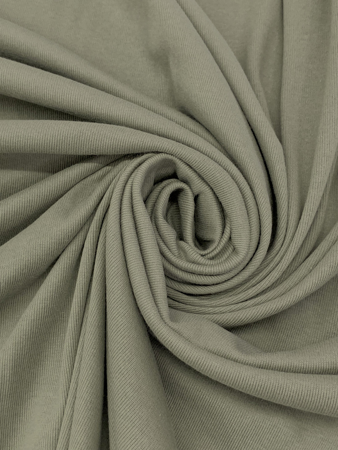 Dried Thyme Gray Cotton/Modal Fine Rib Knit - Michael Stars - 58W