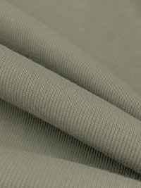 Dried Thyme Gray Cotton/Modal Fine Rib Knit - Michael Stars - 58W