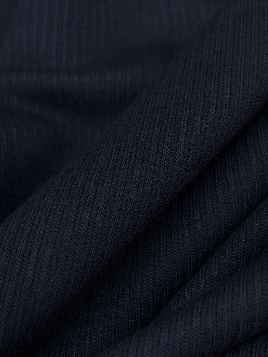 Dark Navy Rayon/Polyester/Lycra Rib Knit - Michael Stars - 58W