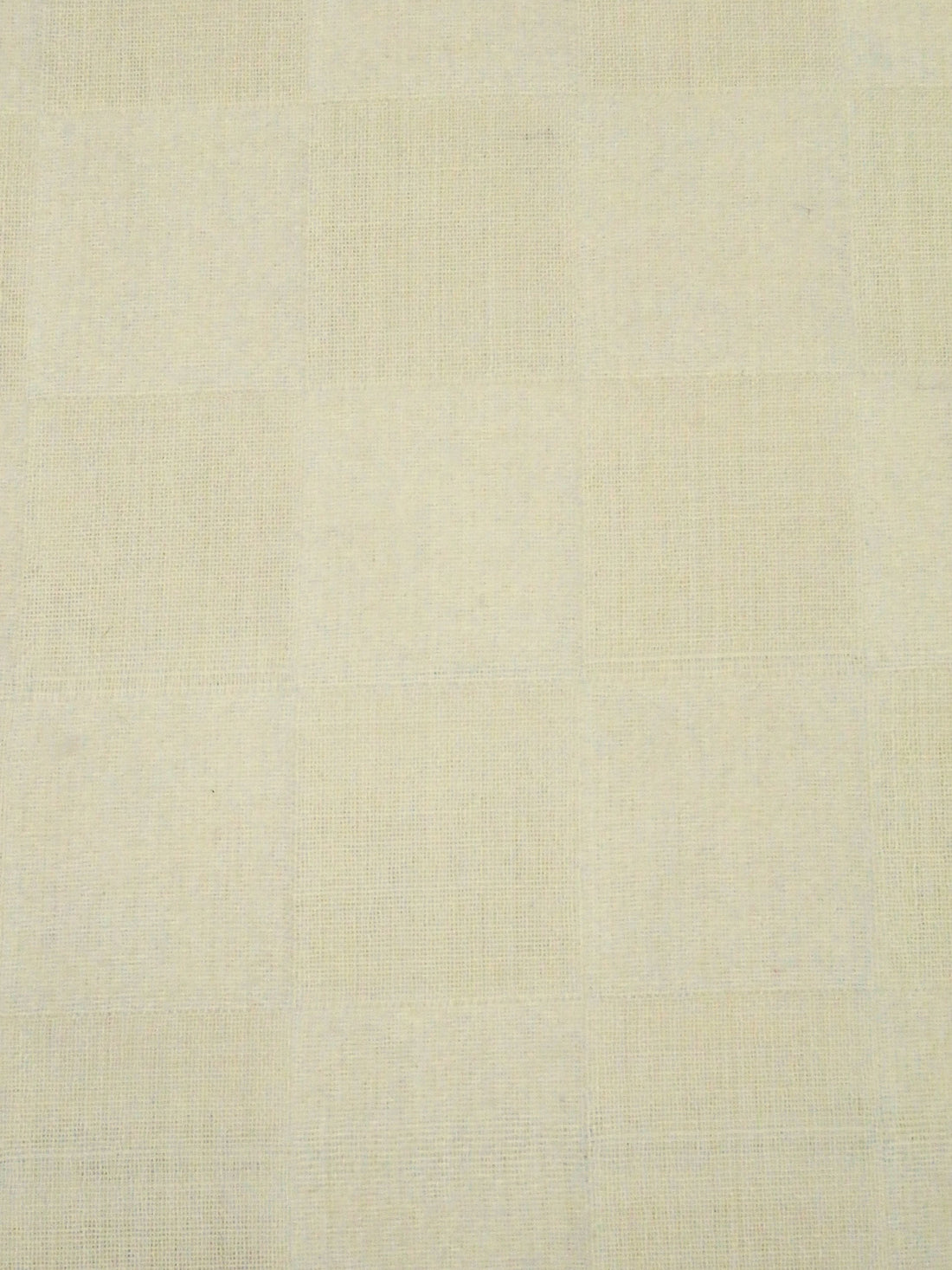 Cream Cotton/Polyester Gauzy Square Double Weave Woven - NY Designer - 54W