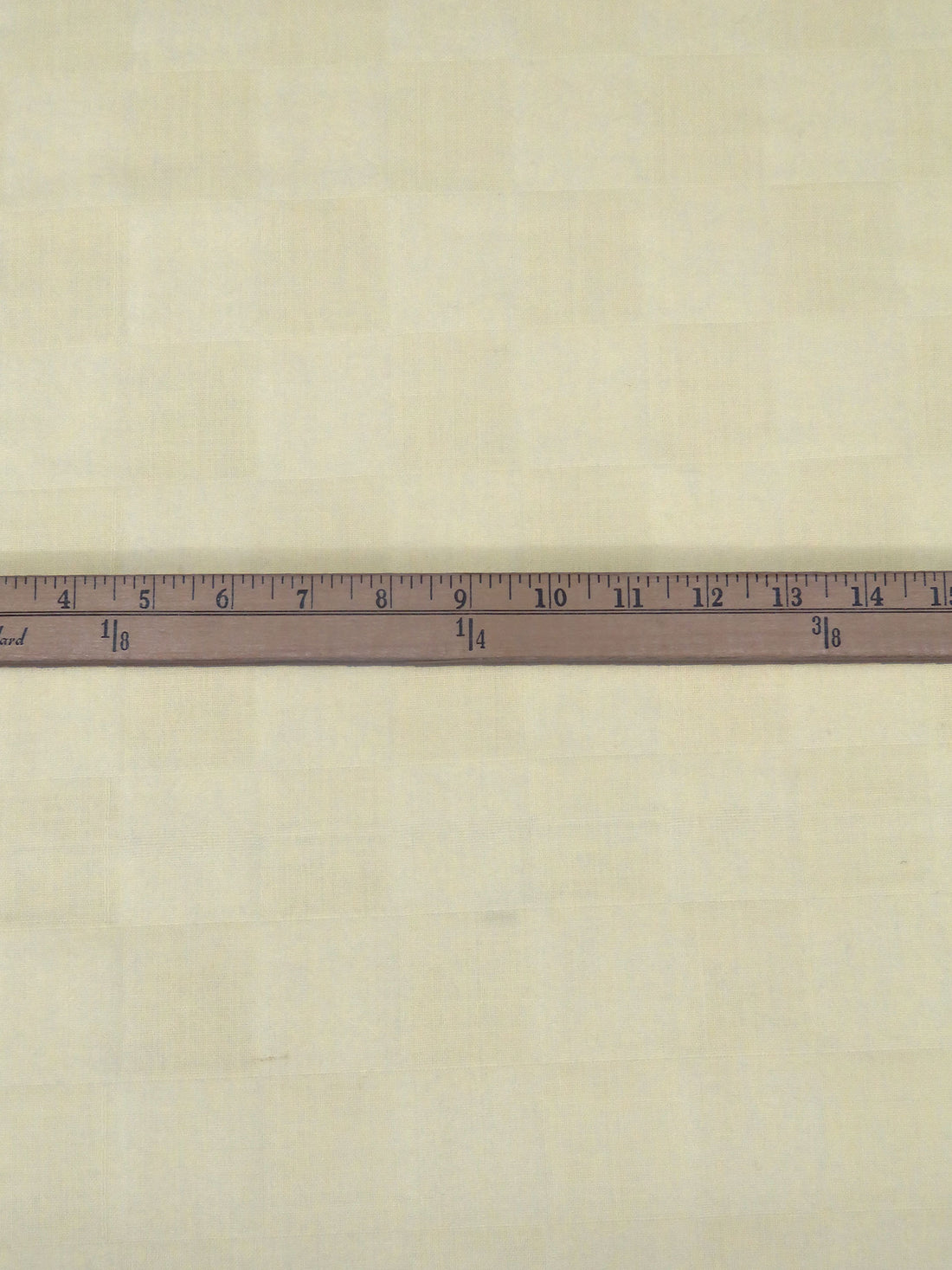 Cream Cotton/Polyester Gauzy Square Double Weave Woven - NY Designer - 54W