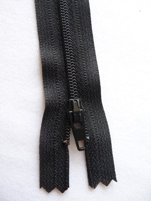 Black YKK Zipper 9" Long Quantity of 1