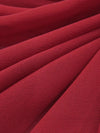 Chili Pepper Red 100% Polyester Chiffon - NY Designer - 58W