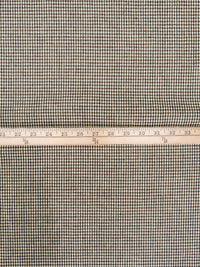 Light Brown/Forest Green/Off White 100% Cotton Yarn-Dyed Check Plaid Shirting - Imported From Japan - 44W