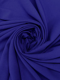 Midnight Blue 100% Polyester Crepe - Famous Dress Designer - 58W