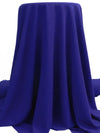 Midnight Blue 100% Polyester Crepe - Famous Dress Designer - 58W