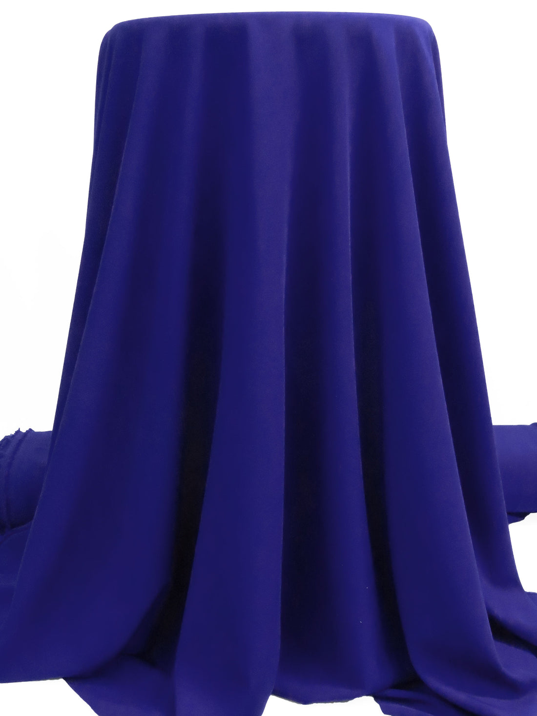 Midnight Blue 100% Polyester Crepe - Famous Dress Designer - 58W