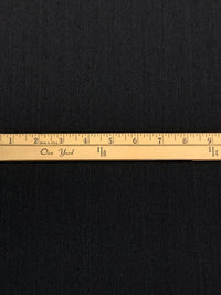 Midnight Charcoal/Granite Gray Wool/Polyester Herringbone Vertical Pinstripe Suiting - Imported From Italy - 60W