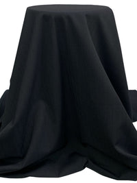 Midnight Charcoal/Granite Gray Wool/Polyester Herringbone Vertical Pinstripe Suiting - Imported From Italy - 60W