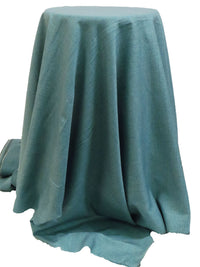 Teal/Black/Cream 100% Cotton Mini Check Plaid Shirting - Imported From Japan -  45W