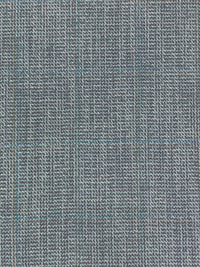 Slate Blue/Dusty Laurel Green/Dark Tan Wool/Blend Windowpane Plaid Tweed Flannel Suiting 59W