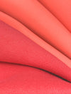 Bright Coral/Salmon Pink Cotton/Nylon Double Faced Jacketing - NY Designer - 58W