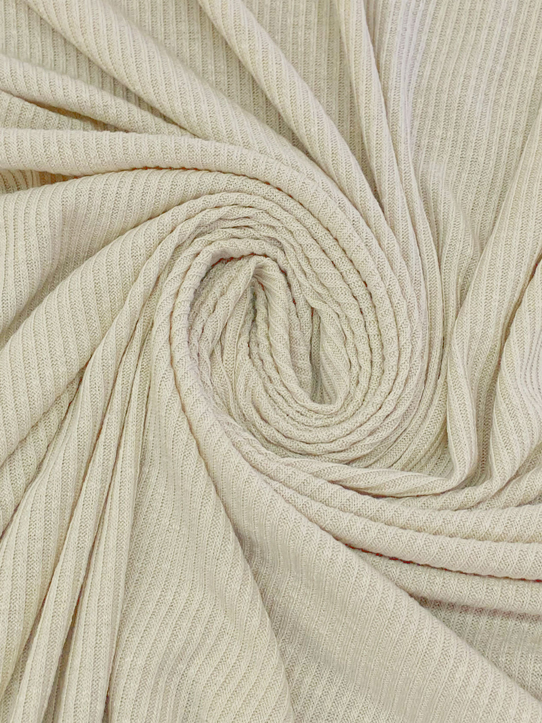 Soft Sandalwood Beige Polyester/Rayon/Lycra Ribbed Sweater Knit - Michael Stars - 50W