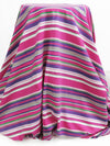 Dark Fruit Punch Pink/Amethyst/Lizard Green/Cherry Pink Cotton/Lycra Horizontal Stripe Print Jersey Knit 58W