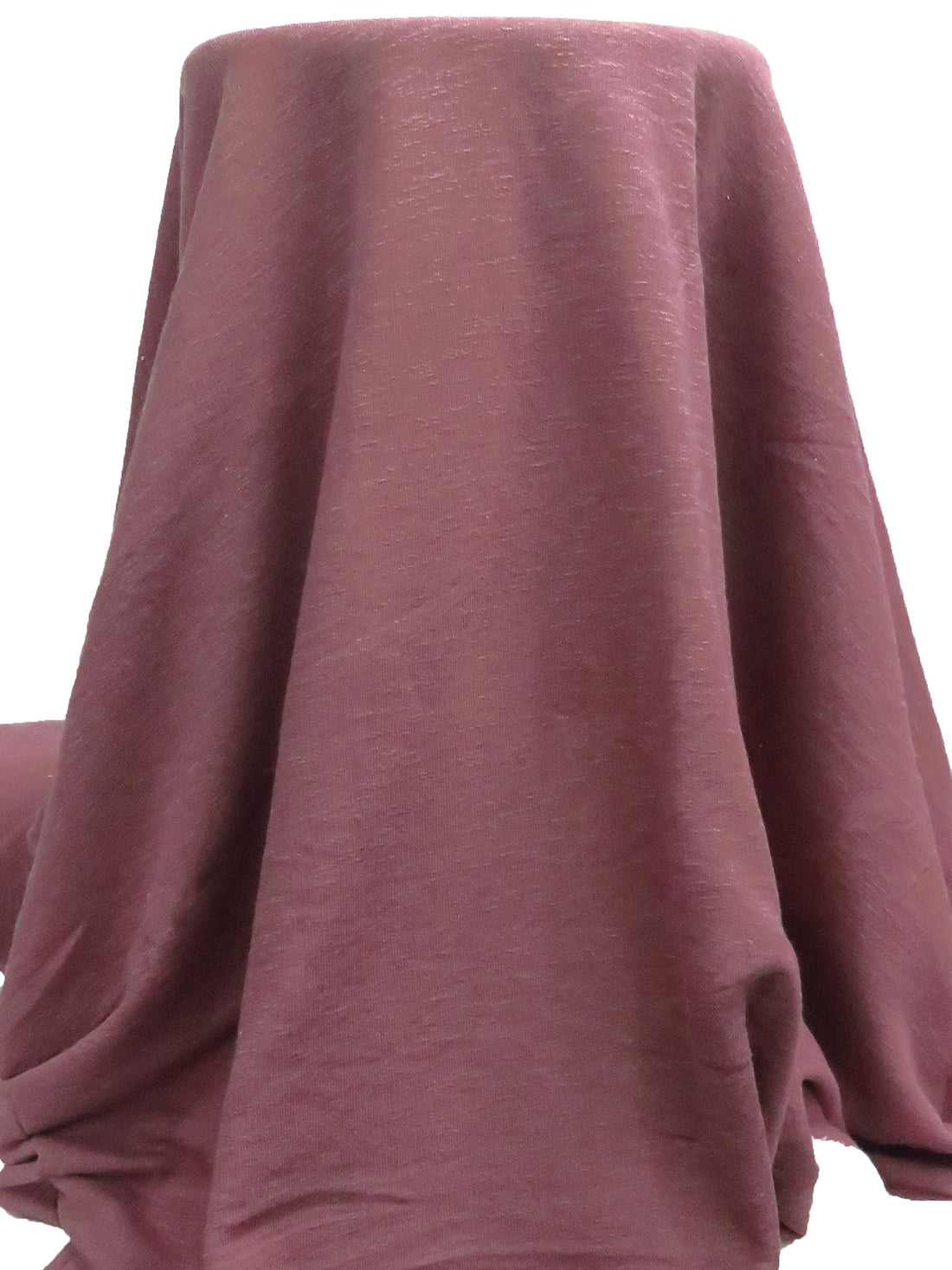 Mauve Taupe Polyester/Rayon/Lycra Heathered Sweatshirt French Terry Knit 59W