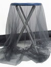 Iron Gray 100% Nylon Shimmer Netting 58W