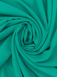 Persian Green Polyester/Rayon/Lycra Plainweave Stretch Suiting - Famous Dress Designer - 58W