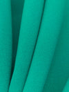 Persian Green Polyester/Rayon/Lycra Plainweave Stretch Suiting - Famous Dress Designer - 58W