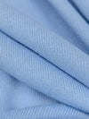 Light Steel Blue Cotton/Polyester Tubular Fine Rib Knit 27W