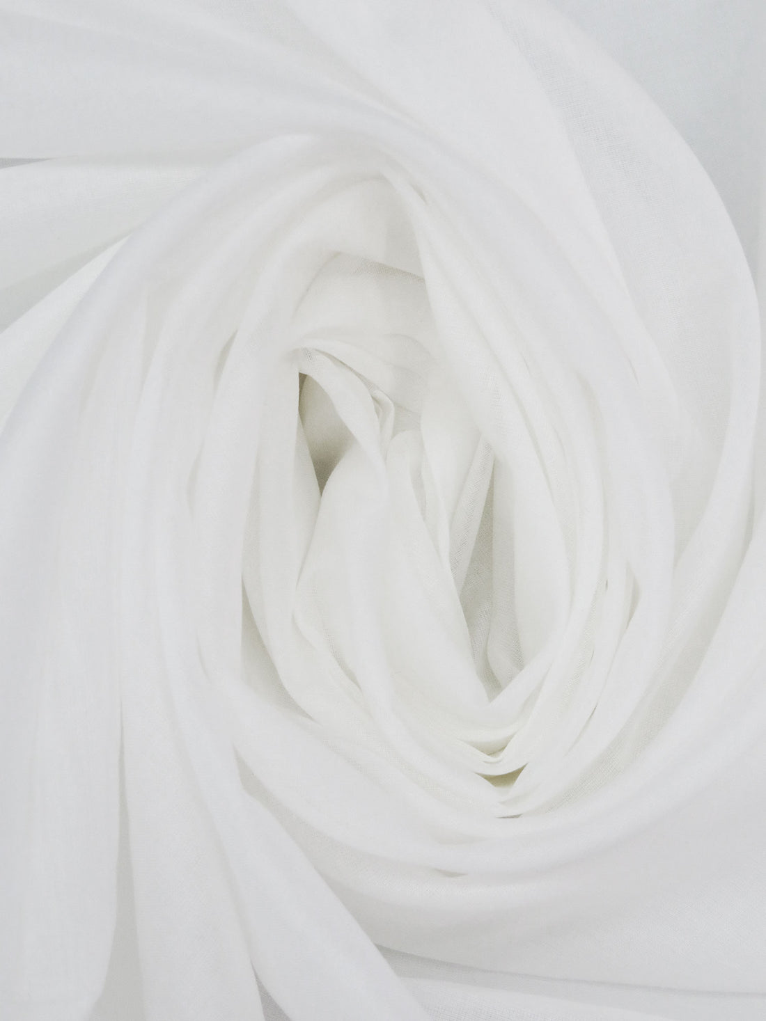 Daisy White 100% Cotton Voile 56W