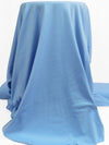 SOLD AS IS ONLY - Cerulean Frost Cotton/Polyester Tubular Interlock Knit 32W