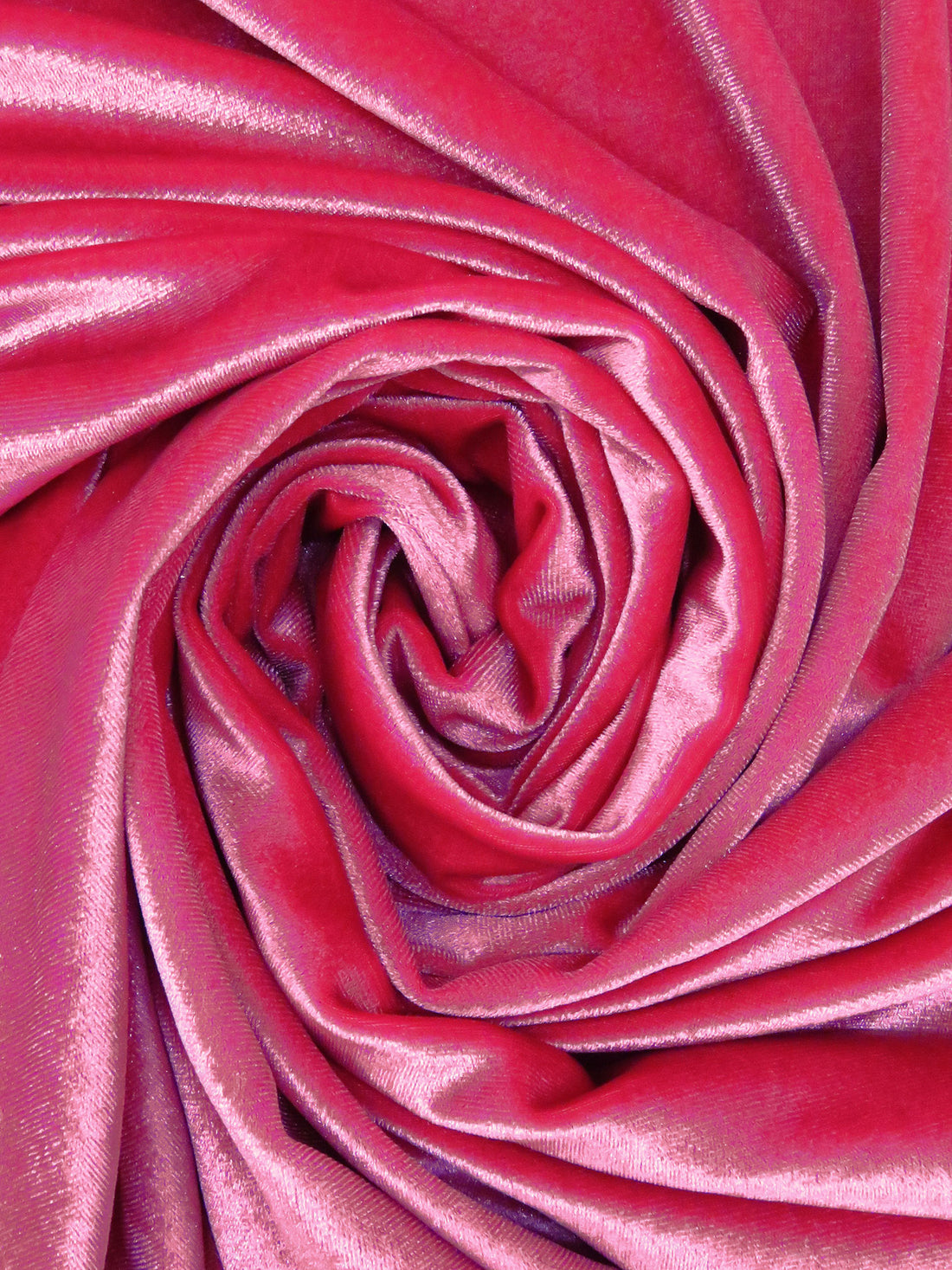 Princess Pink Polyester/Lycra Velvet Knit 65W
