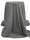 Granite Gray Rayon/Cotton/Lycra Heathered Jersey Knit 56W