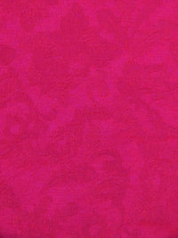 Barbie Pink Cotton/Nylon Floral Jacquard Suiting - NY Designer - 50W