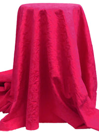 Barbie Pink Cotton/Nylon Floral Jacquard Suiting - NY Designer - 50W