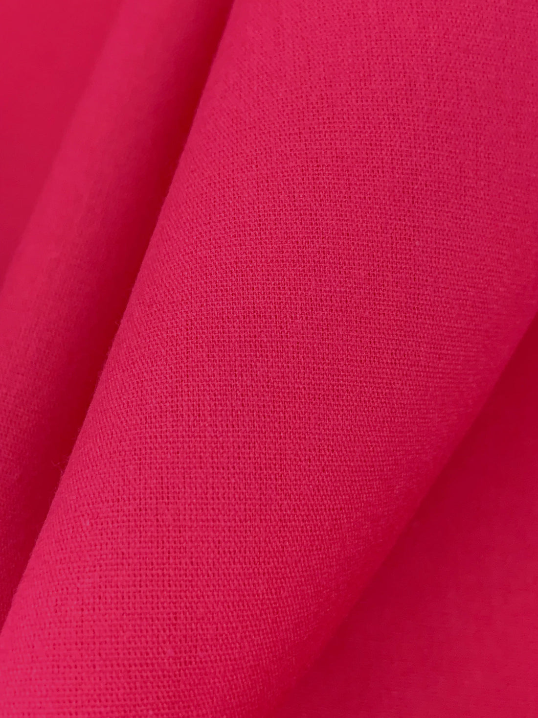 Deep Raspberry Pink 100% Polyester Broadcloth 60W