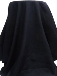 Midnight Navy Cotton/Lycra Looped Back Denim 49W