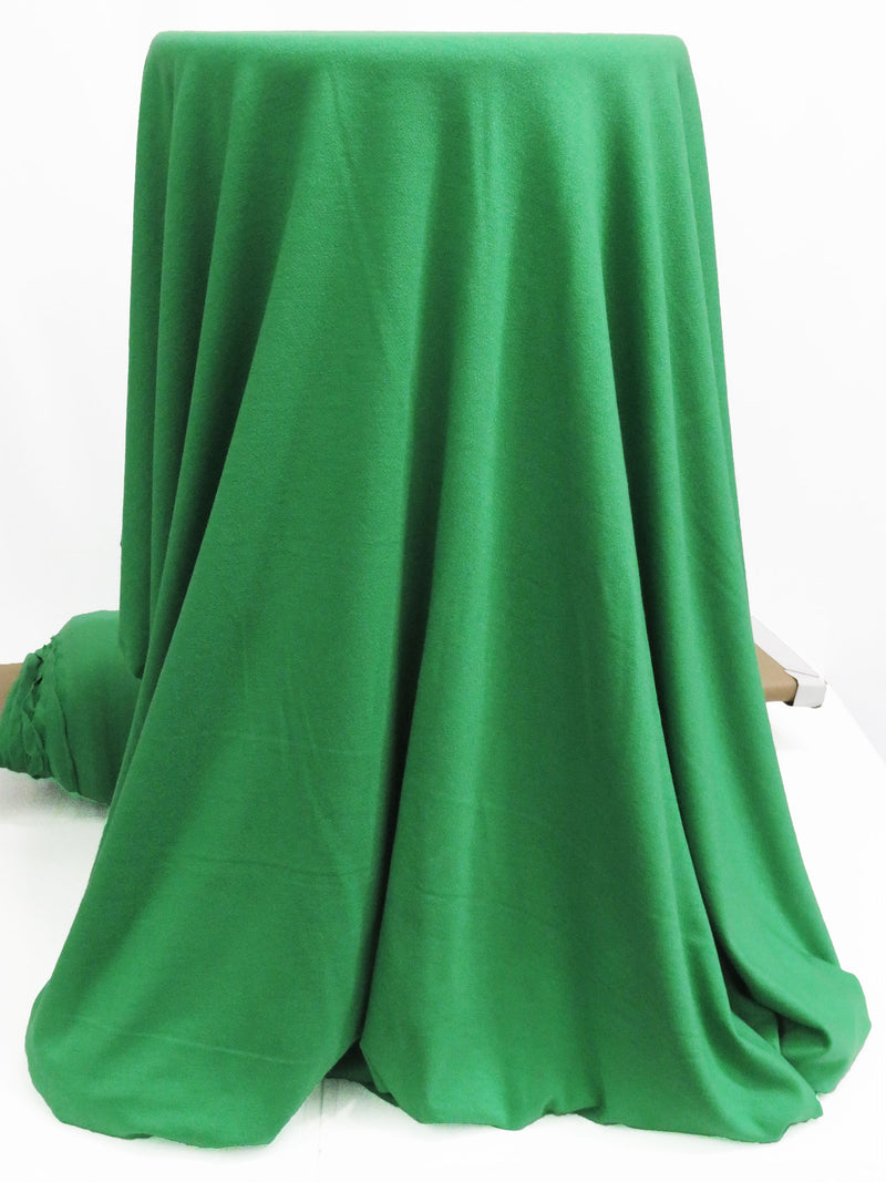 Clover Green Rayon/Polyester/Lycra Crepe Jersey Knit 44W