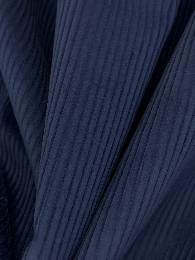 Dark Imperial Blue 100% Cotton Corduroy 60W