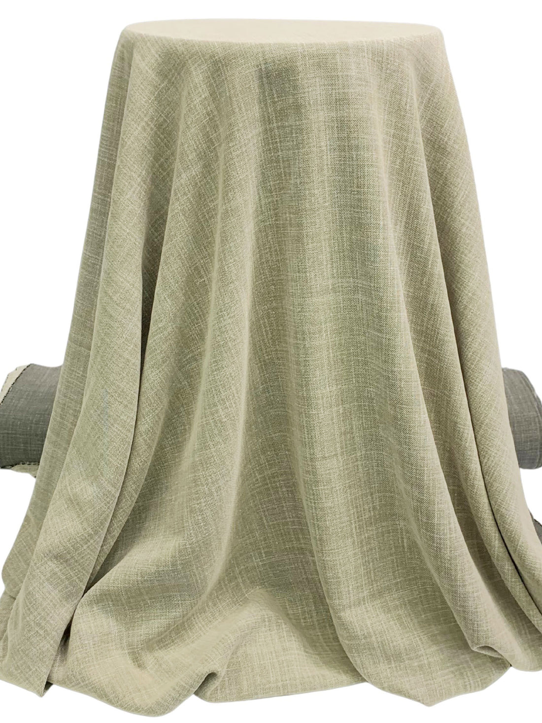 Almond/Black Polyester/Rayon Tweed Suiting 60W