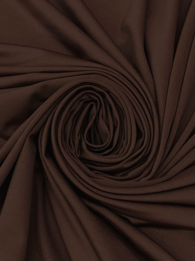 Chocolate Nylon/Lycra Activewear Knit 58W