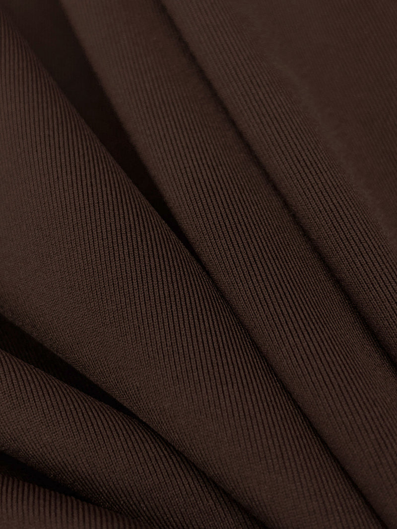 Chocolate Nylon/Lycra Activewear Knit 58W