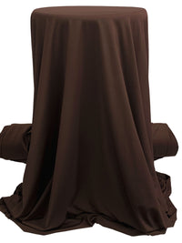 Chocolate Nylon/Lycra Activewear Knit 58W
