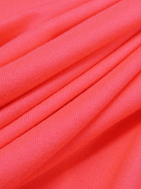 Neon Highlighter Pink Polyester/Lycra Double Brushed Knit 60W