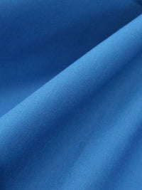 Azure Blue Cotton/Polyester Broadcloth 44W