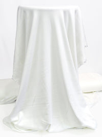 Soft White Rayon/Lycra Rib Knit 30W