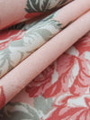 Dusty Coral/Rosey Pink/Sage/Multi 100% Rayon Floral Print Voile Challis 56W